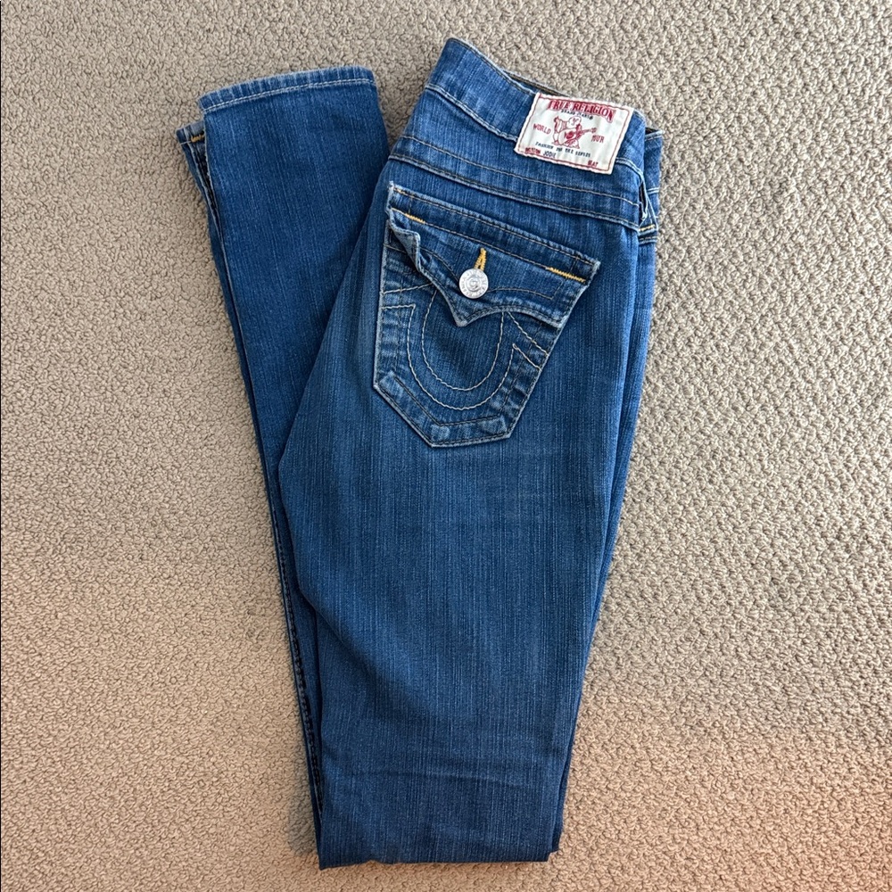 True Religion Women's Classic Blue skinny